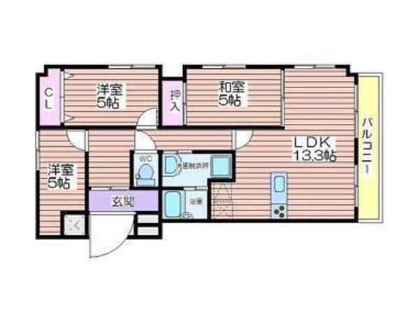 姫路駅 徒歩10分 4階の物件間取画像